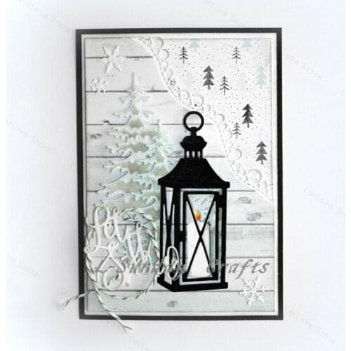 L-Sunday Crafts Die Cuts Candle Light Metal Cutting Dies Xmas Stencils Scrapbooking Embossing Paper Cardmaking Crafts