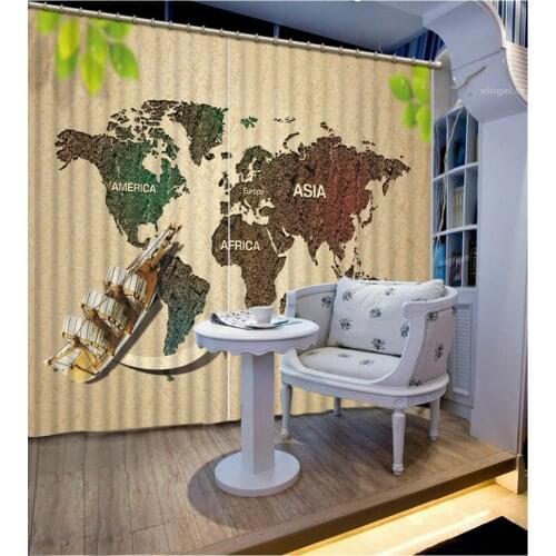 Map curtains