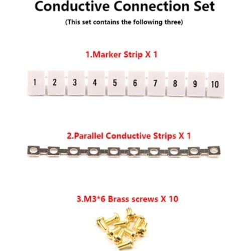 1 set of Din rail connector PCT-211 quick connection splicing conductor cable connector accessories