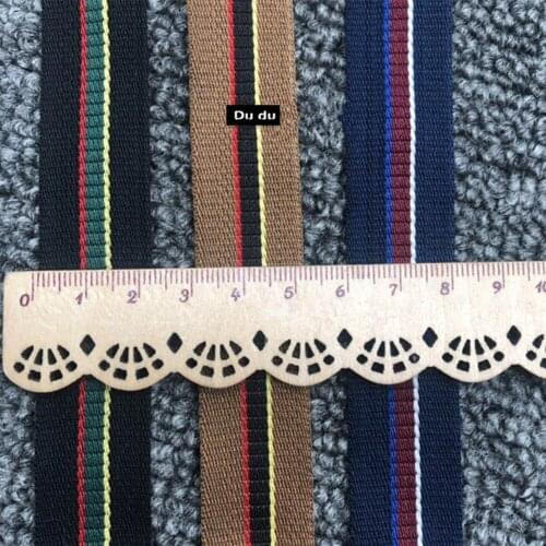 1m Interval color Cotton Ribbons Garment Accessorie Polyester Plain ribbo Encry ption Ribbons Pants Side Bags Hat Accessorie DIY