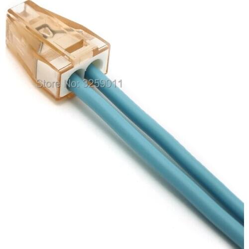 1PCS Push in Wire wiring Connector For Junction Boxes 2pin conductor terminal block PCT-602/773-602 16-12 AWG