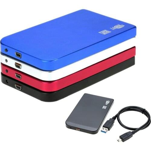 1TB External Hard Drives 2.5inch Portable Desktop Mobile Hard Disk Case Portable External Hard Drive USB 3.0 Plug And Play