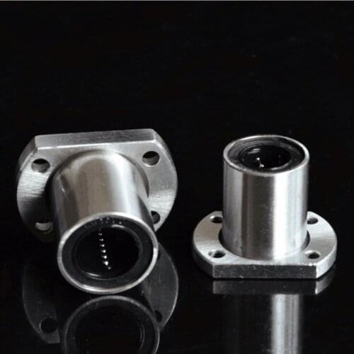 100pcs/lot LMH12UU 12mm Oval Flange type linear bearings CNC 3D printer LMH12 12x21x30mm