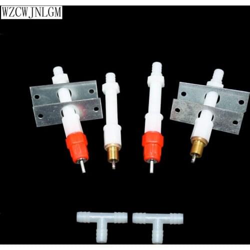 2pcs 8mm rabbit tools, long copper head automatic drinking fountain, white rabbit drinking equipment, animal supplies