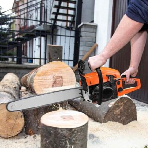 52CC Gasoline Chain Saw High Power Air-cooled Single-cylinder Gasoline Chain Saw Petrol Engine Chainsaw With Blade Top Handle