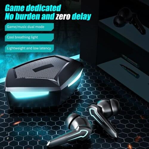 P30 Wireless Gaming Headset TWS Bluetooth 5.1 Earbuds Ultra Low Latency With Microphone For PUPG Genshin Impact Games