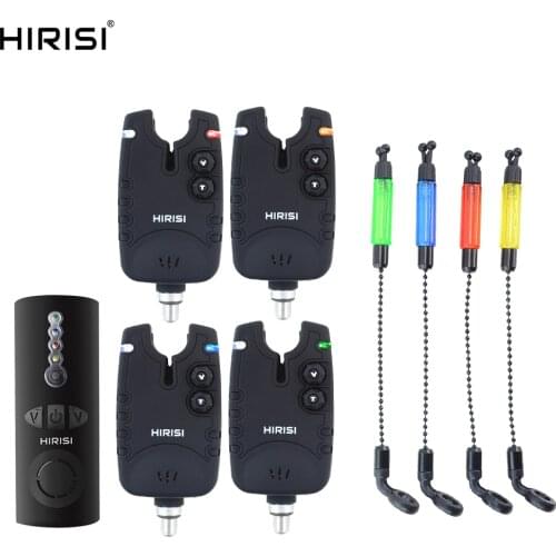 Wireless Carp Fishing Alarm Set 1+4 Fishing Tackle Bite Alarm Indicator SQ-4