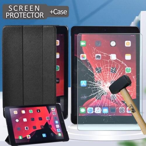 Tablet Case for Apple IPad 8th Gen 10.2 Inch 2020 7th Gen 2019 Trifold Stand Cover Smart Auto Wake Cover + Bluetooth Keyboard