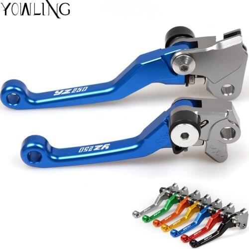 For YAMAHA YZ250 2001 2002 2003 2004 2005 2006 2007 CNC Pivot Brake Clutch Levers Motocross Replacement Dirt bike Lever handle