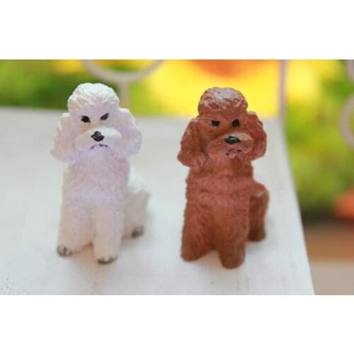 G10-X071 children baby gift Toy 1:12 Dollhouse mini Furniture Miniature rement accessories pet dog 1pcs