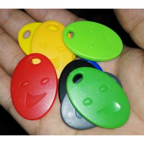 HF M1 F08 keyfobs 13.56MHz ISO14443A 100pcs/Lot