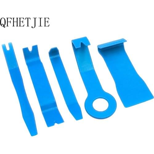 QFHETJIE Auto Parts Tools Environmental Car CD Central Control Panel Clip Audio Disassembly Tool Disassembly Set of 5
