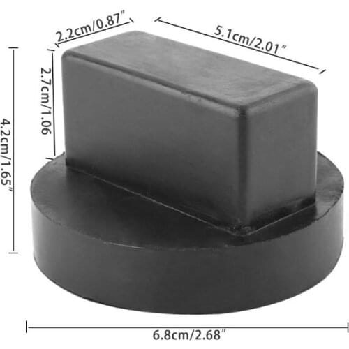 Rubber Jack Pad For Mercedes Enhanced Jack Regular Car Block 4 Support Type Frame Rail Adapter F19A