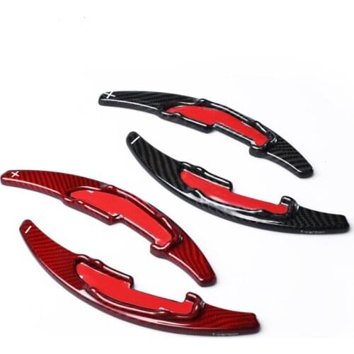 Carbon Fiber steering wheel DSG paddle shifters for BMW M2 M3 M4 M5 M6 X5M X6M Paddle Gearbox Car Accessories Stickers Covers