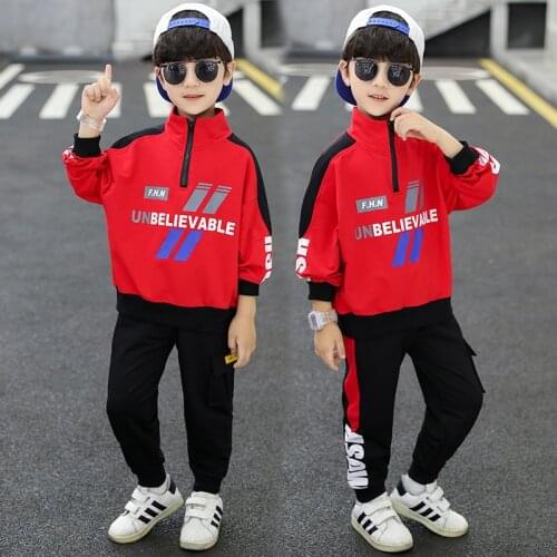 Letter Spring Autumn Girls Clothing Suits Sweatshirts +Pants 2pcs/Set Pullover Kids Teenager Outwear Sport Beach School High Qua