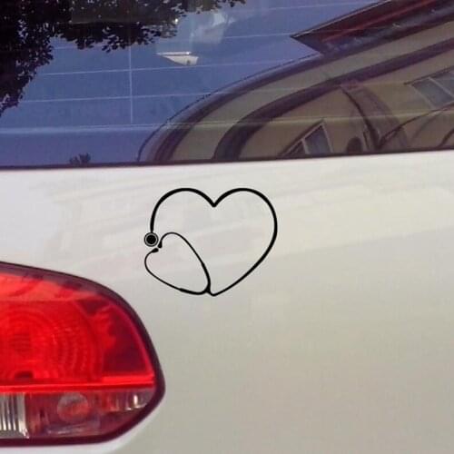 Reflective Car Sticker Doctor Stethoscope Accessories Decorate Vinyl Cover Scratches Waterproof Motorcycl Drop Shipping