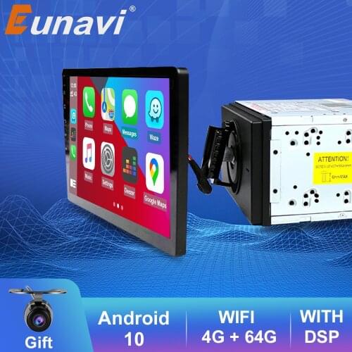 Eunavi Universal 2 din DSP TDA7851 Universal Android 10 Car Multimedia Radio Player 2 din GPS touch screen Bluetooth wifi NO DVD
