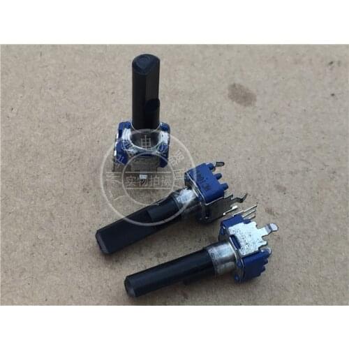3pcs ALPS 09-type vertical single joint potentiometer / 100K HC104D stepping variable resistor 21 handle length 23MM