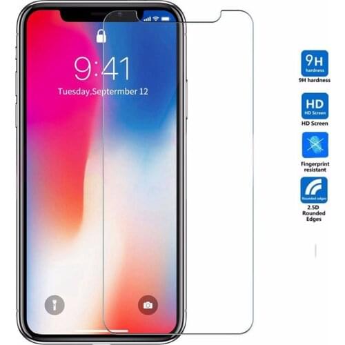 Protective glass on For iPhone 12 11 Pro XS Max XR 7 8 6s Plus screen protector Tempered glass For iphone 11 12 Mini SE 7 glass