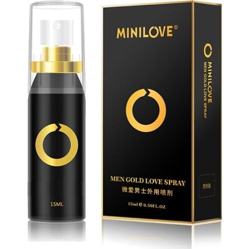 15ml Men Gold Love Delay External Spray Male Delay Prevent Premature Ejaculation Increase Libido Penile Erectile Sexual Product