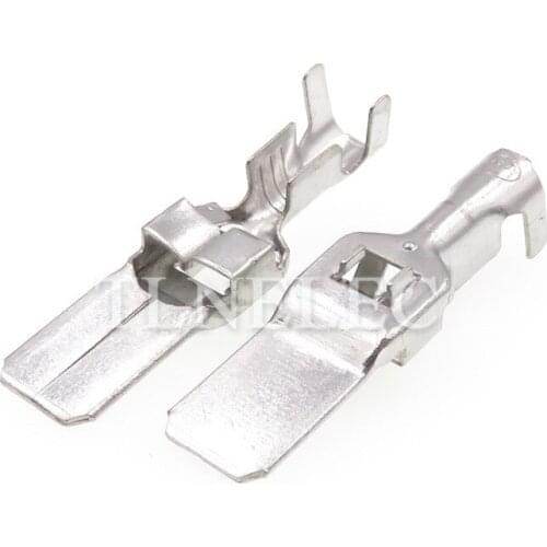 20pcs DJ611A-F7.8C Automotive Wiring Harness Terminals Large Current Male Crimp Splice Wire Terminal Plug Socket Jacket