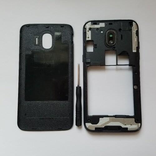For Samsung Galaxy J2 Pro 2018 J250F J250H J250G J250 Phone Chassis Case Housing Middle Frame With Rear Battery Door Cover
