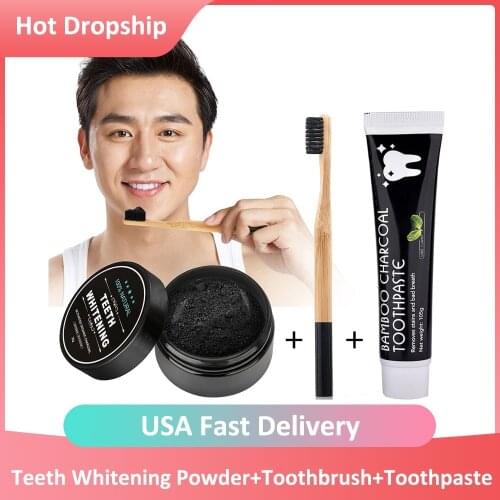 Black Bamboo Teeth Whitening Toothpaste Dental Tooth Pasta Natural Activated Charcoal Toothpaste Oral Hygiene Care Dropshipping