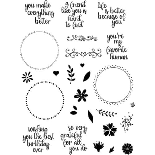 Flower Clear Stamp Or stamp for DIY Scrapbooking/Card Making/Kids Fun Decoration SuppliesA170