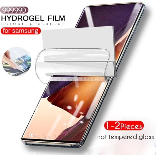 1-2Pcs 99999D hydrogel film screen protectors for samsung galaxy note 20 ultra soft protective film sansung note20 note 20 ultra