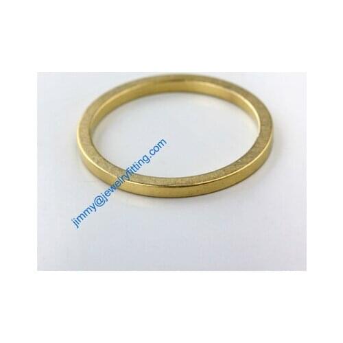 1000PCS Raw Brass Circle 25*2*2mm copper Rings fashion jewelry findings jewelry Connectors Quoit