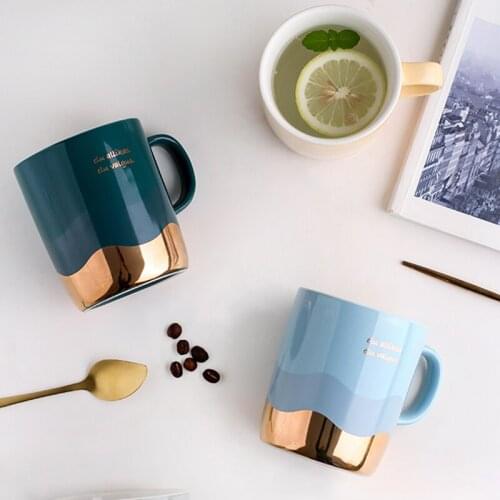 European style creative Phnom Penh mugs ceramic cups milk mugs personality trends for men and women couples coffee cups and cups