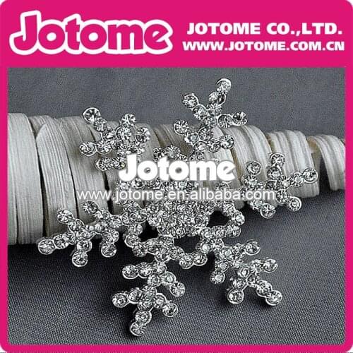 Leaf snoflower Clear Crysatl Silver Stone Fashion New Style Rhinwstone Brooch