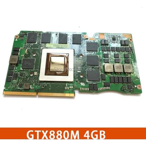 NEW GTX 880M GTX880M N15E-GX-A2 DDR5 4GB VGA Video Graphics Card For Latop ASUS G750J G750JZ G750JS G750JH G750JW Test 100