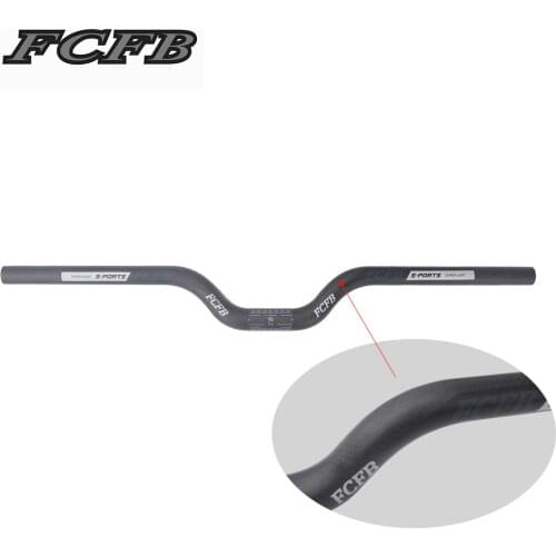 New FCFB carbon handlebar childrens car handlebar 5.4 * 460/480/500/520/540/560/580/600/620/mm BMX handlebar