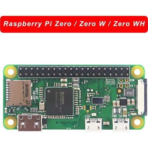 Raspberry Pi Zero / Zero W / Zero WH Board with WIFI Bluetooth 1GHz CPU Support Linux OS 1080P HD Video Output Raspberry Pi 0