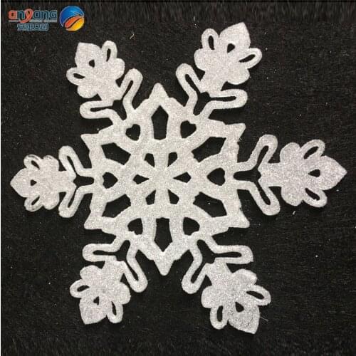 Christmas Jewelry Window Decoration Frozen Effect 15CM Acrylic Snowflake Diamond Effect 1pcs