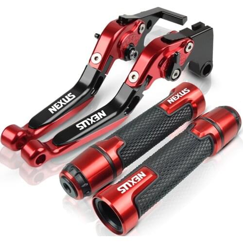 For GILERA For GILERA PIAGGIO NEXUS 125 250 300 E3 Brake Clutch Lever & Handlebar Grip End NEXUS125 NEXUS300 BUELL250 CNC levers