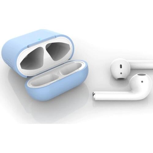 New For Airpods2 Silicone Bluetooth Wireless Headset For AirPods Cover Accessories Protective Case Charging Box Anti-fall Shell