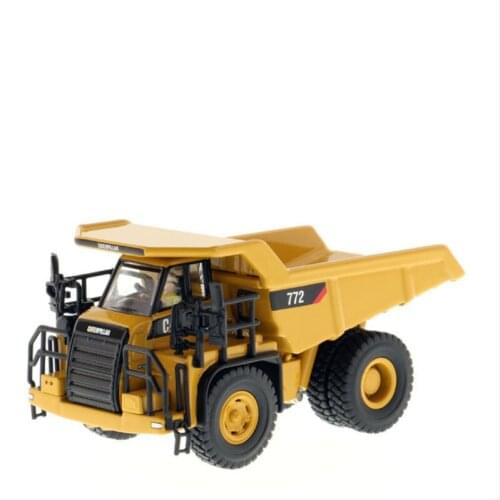 1:87 Scale CAT 772 Transporter Construction Excavator 450D Ballgrader 12M3 Loader 966M Forkli Truck For Toys Collection Series
