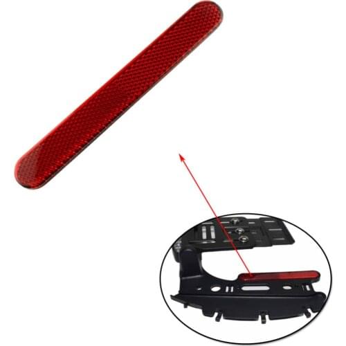 Motorcycle Visibility License Plate Reflector Reflective Stickers For Harley Sportster XL 883 1200 2007 08 09 10 11 12-up