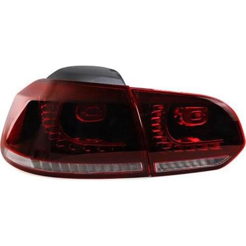 For Golf 6GTI taillight assembly modified high-match LED Longlin daytime running lights streamer steering brake rear lights