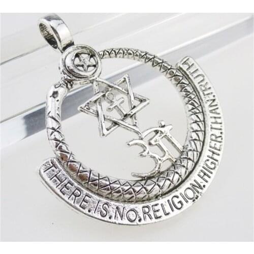 1pc Antique Silver there is no religion higher than truth Charms Pendants DIY Jewelry Findings Accessories 12613