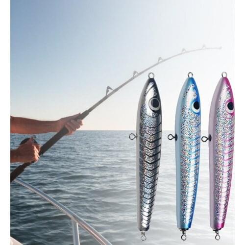 140g 235mm Fishing Bait Tuna Trolling Shape Realistic Wooden Compact Lure for Fishing Enthusiast Compact Lure