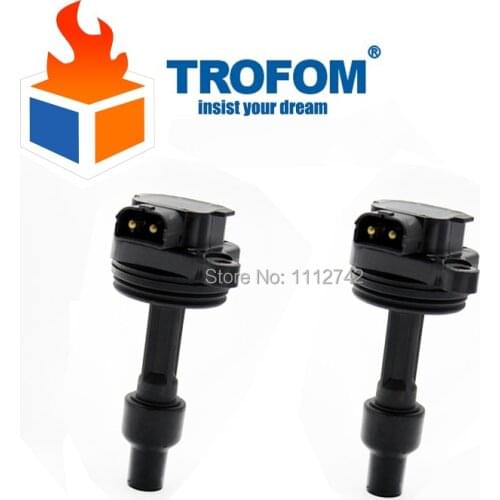2 Pcs Auto Ignition Coil For VOLVO S40 V40 1.6 1.8 1.9 2.0 T4 L4 DODGE CARAVAN III 3.8 Turbo 12756020 12756029 UF365 5C1317