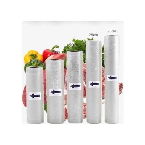 BPA FREE 5 Rolls/Lot Kitchen Food Vacuum Bag Storage Bags for Vacuum Sealer Food Keep Packing 12+15+20+25+28cm*500cm