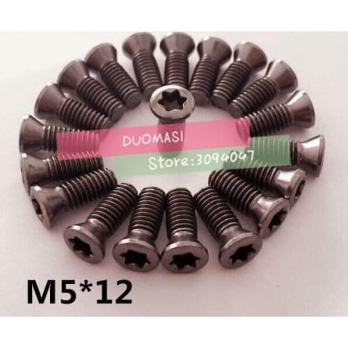 50pcs M5.0*12mm CNC lathe tool spare screws Torx screws