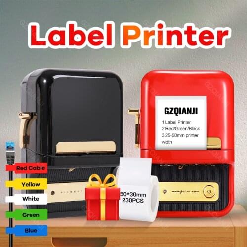B21 Wireless Bluetooth Thermal Label Printer Portable Niimbot Handheld Printer Barcode Label Price Tag Sticker Maker Machine