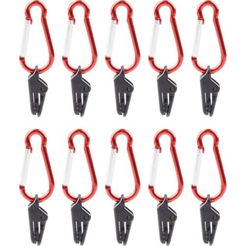 Tarp Awning Clamp Clips Tent Snaps Fixed Outdoor Camping Tent Accessories