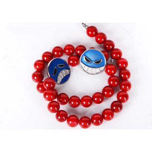 One Piece Necklace 42CM Edward Newgate Ace Collection Boy Girl Cosplay Character Props Anime Surroundings