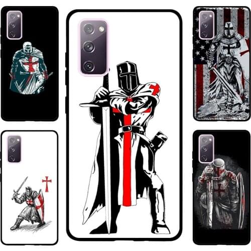 Christian Templar Knights For Samsung S21 Ultra Note 20 Note 9 10 Case For Galaxy S10 S8 S9 Plus S10e S20 FE Coque